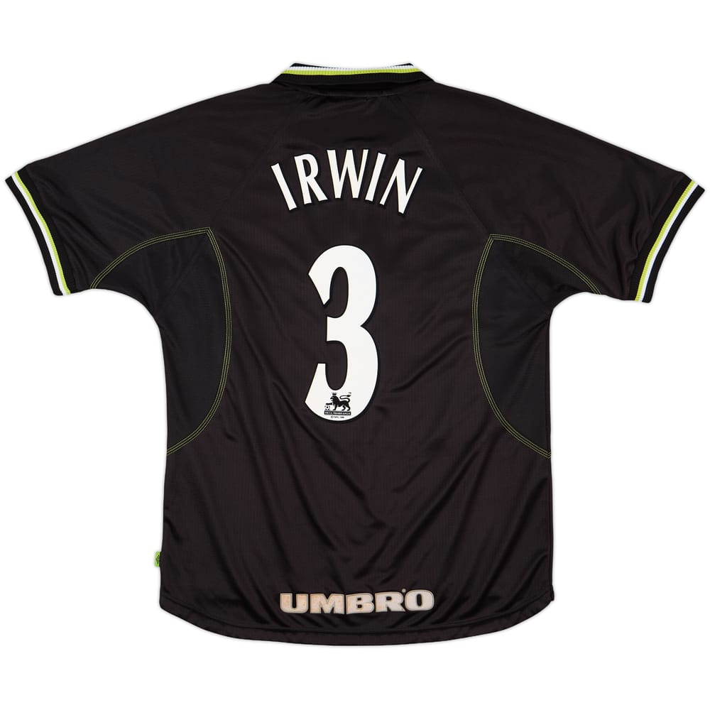 1998-99 Manchester United Third Shirt Irwin #3 - 7/10 - (L)