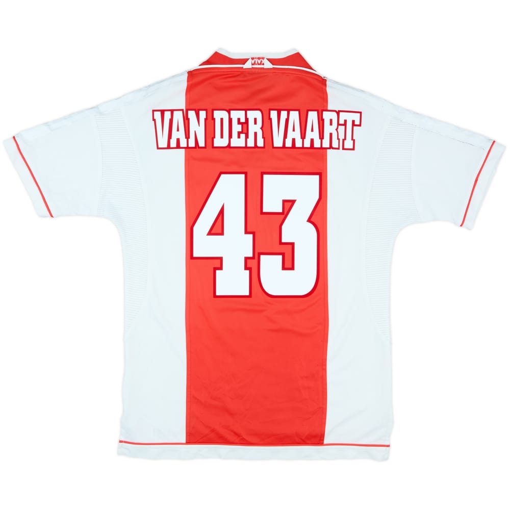 1999-00 Ajax Home Shirt Van Der Vaart #43 - 8/10 - (M)