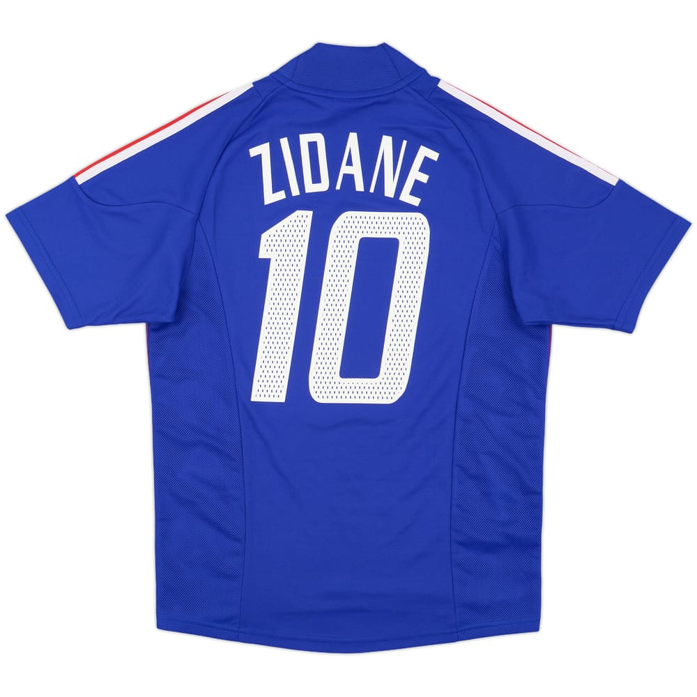 2002-04 France Home Shirt Zidane #10 - 10/10 - (S)