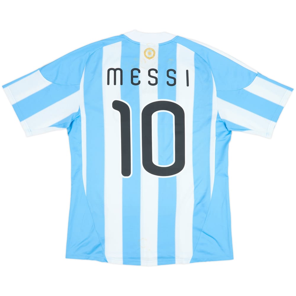 2010-11 Argentina Home Shirt Messi #10 - 5/10 - (L)