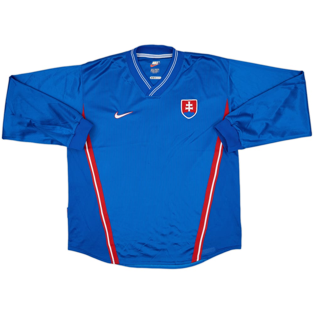 1998-00 Slovakia Player Issue Away L/S Shirt - 9/10 - (XL)