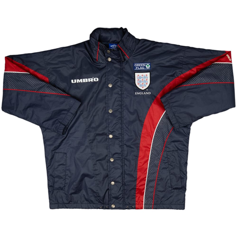 1998-00 England Umbro Padded Bench Coat - 8/10 - (M)