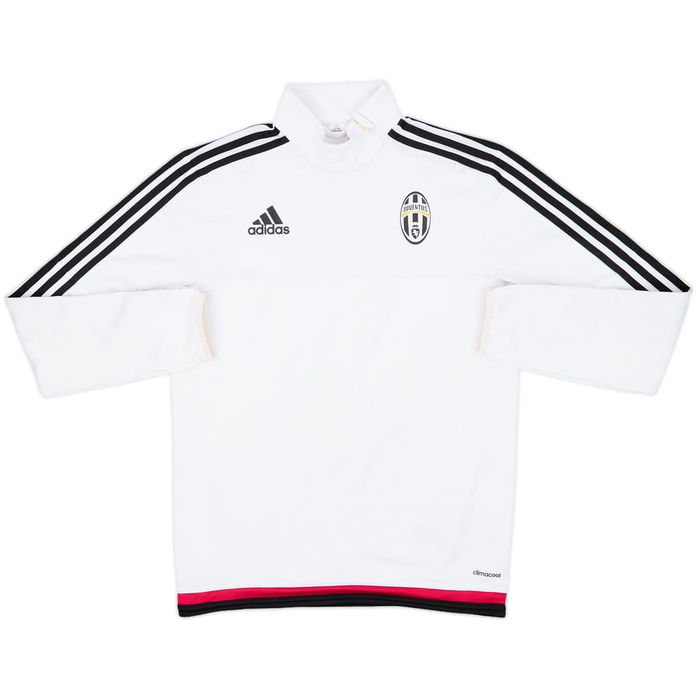 2015-16 Juventus adidas 1/4 Zip Sweat Top - 7/10 - (S)