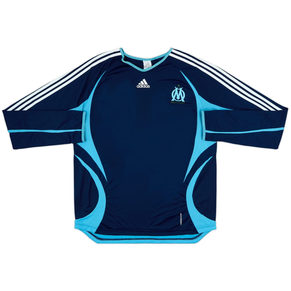 2006-07 Olympique Marseille adidas Formotion Training L/S Shirt - 5/10 - (3XL)