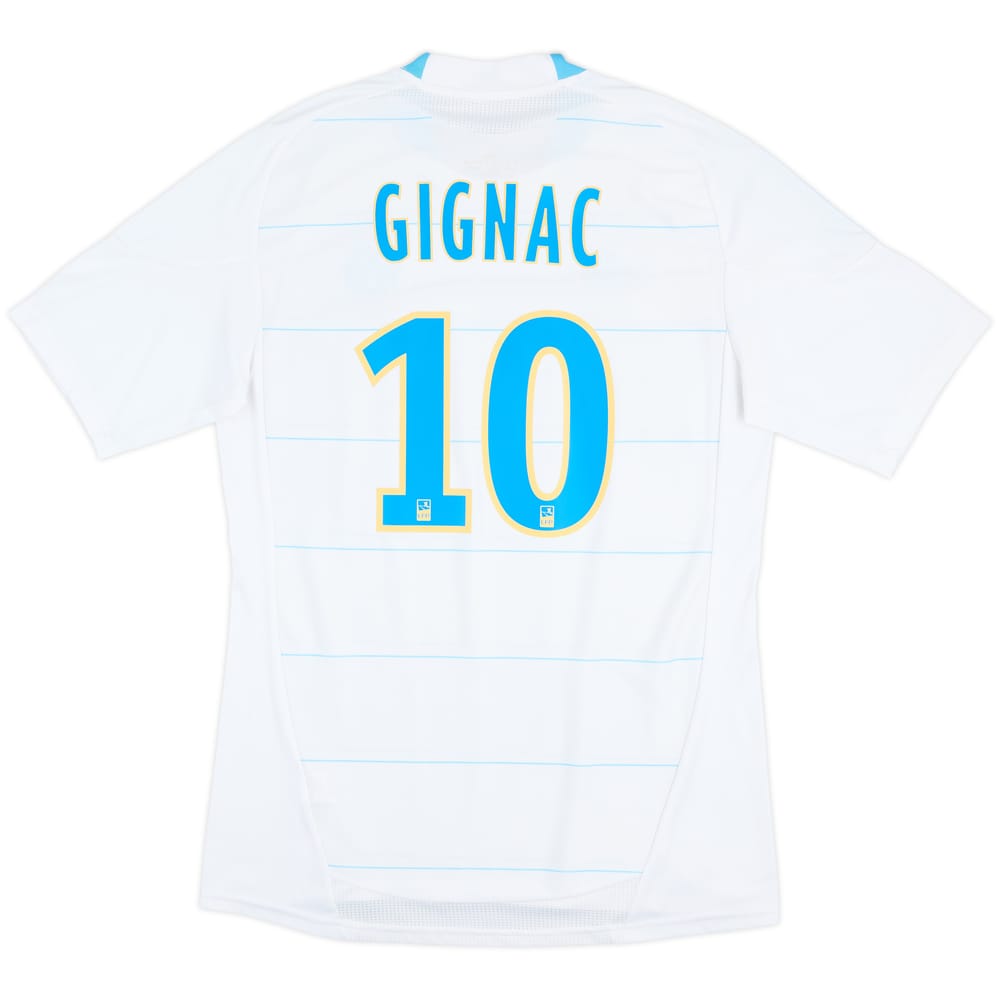 2010-11 Olympique Marseille Home Shirt Gignac #10 - 6/10 - (M)