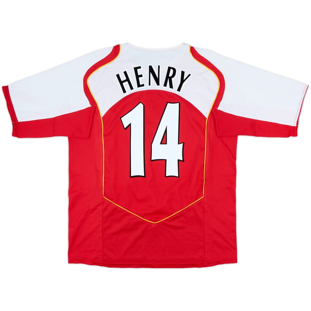 2004-05 Arsenal Home Shirt Henry #14 - 7/10 - (XL)