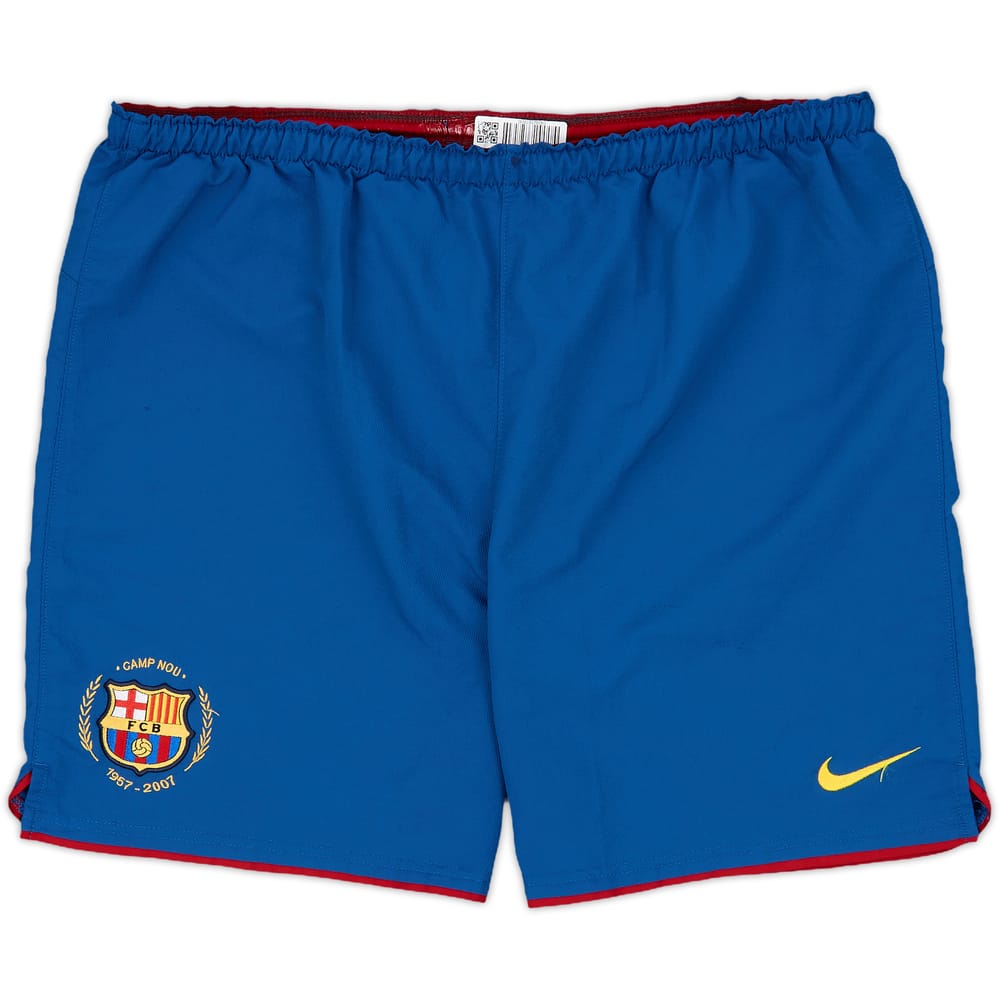 2007-08 Barcelona Home Shorts - 8/10 - (M)