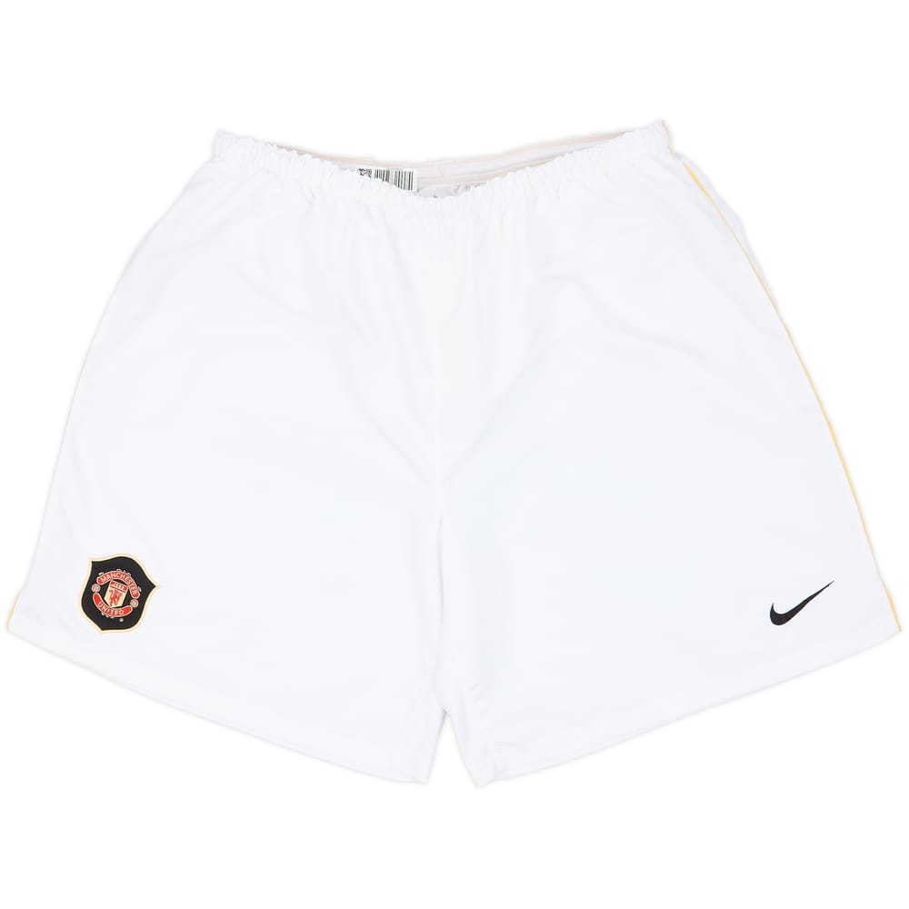 2006-07 Manchester United Home Shorts - 8/10 - (XL)