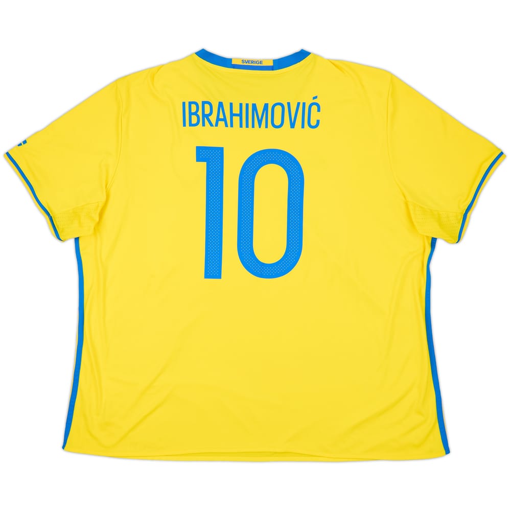 2016-17 Sweden Home Shirt Ibrahimovic #10 - 10/10 - (3XL)