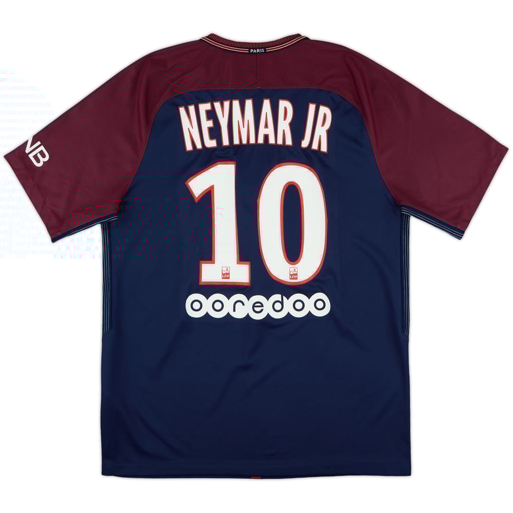 2017-18 Paris Saint-Germain Home Shirt Neymar Jr #10 - 9/10 - (M)