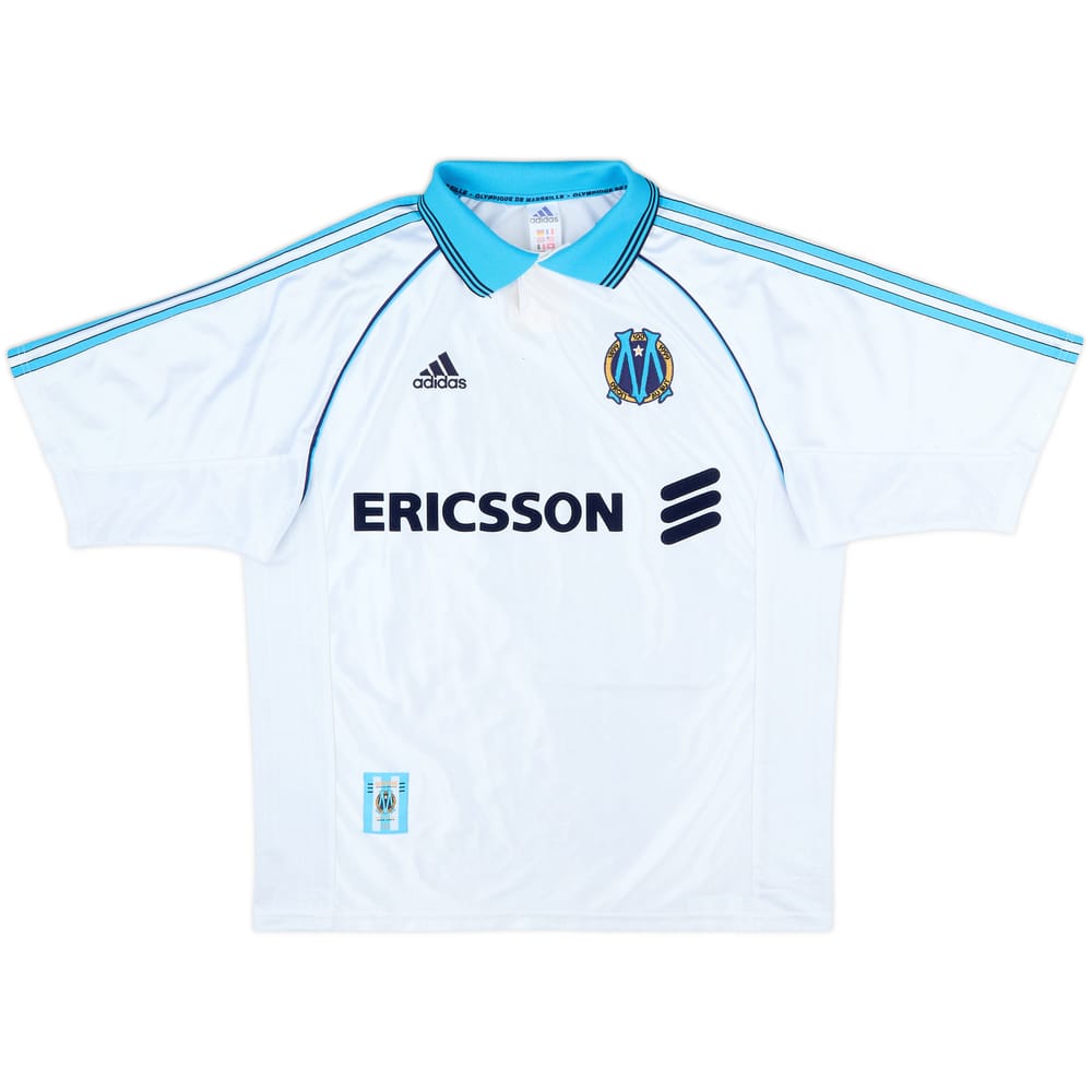 1998-99 Olympique Marseille Home Shirt - 9/10 - (L)