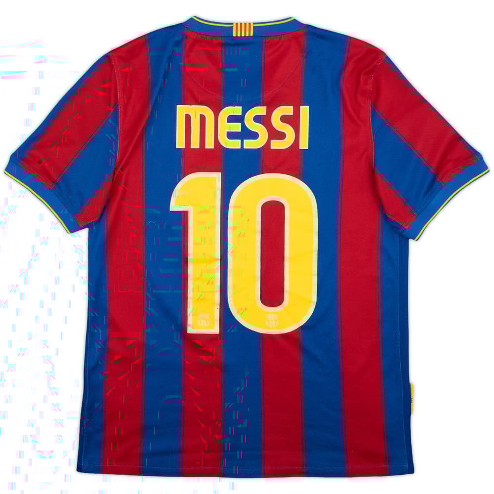 2009-10 Barcelona Home Shirt Messi #10 - 7/10 - (S)