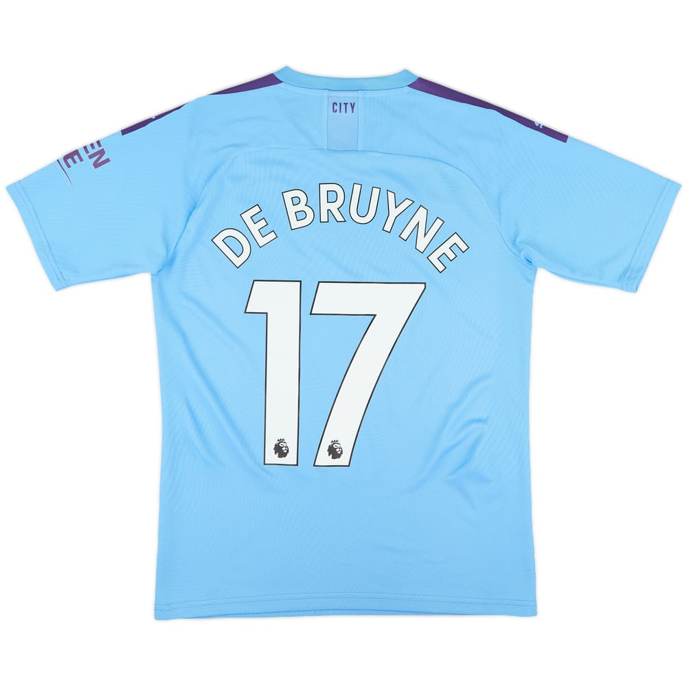 2019-20 Manchester City Home Shirt De Bruyne #17 - 8/10 - (S)