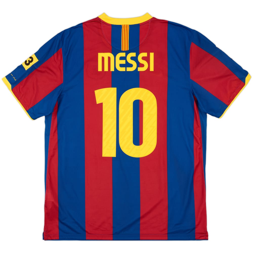 2010-11 Barcelona Home Shirt Messi #10 - 9/10 - (XL)