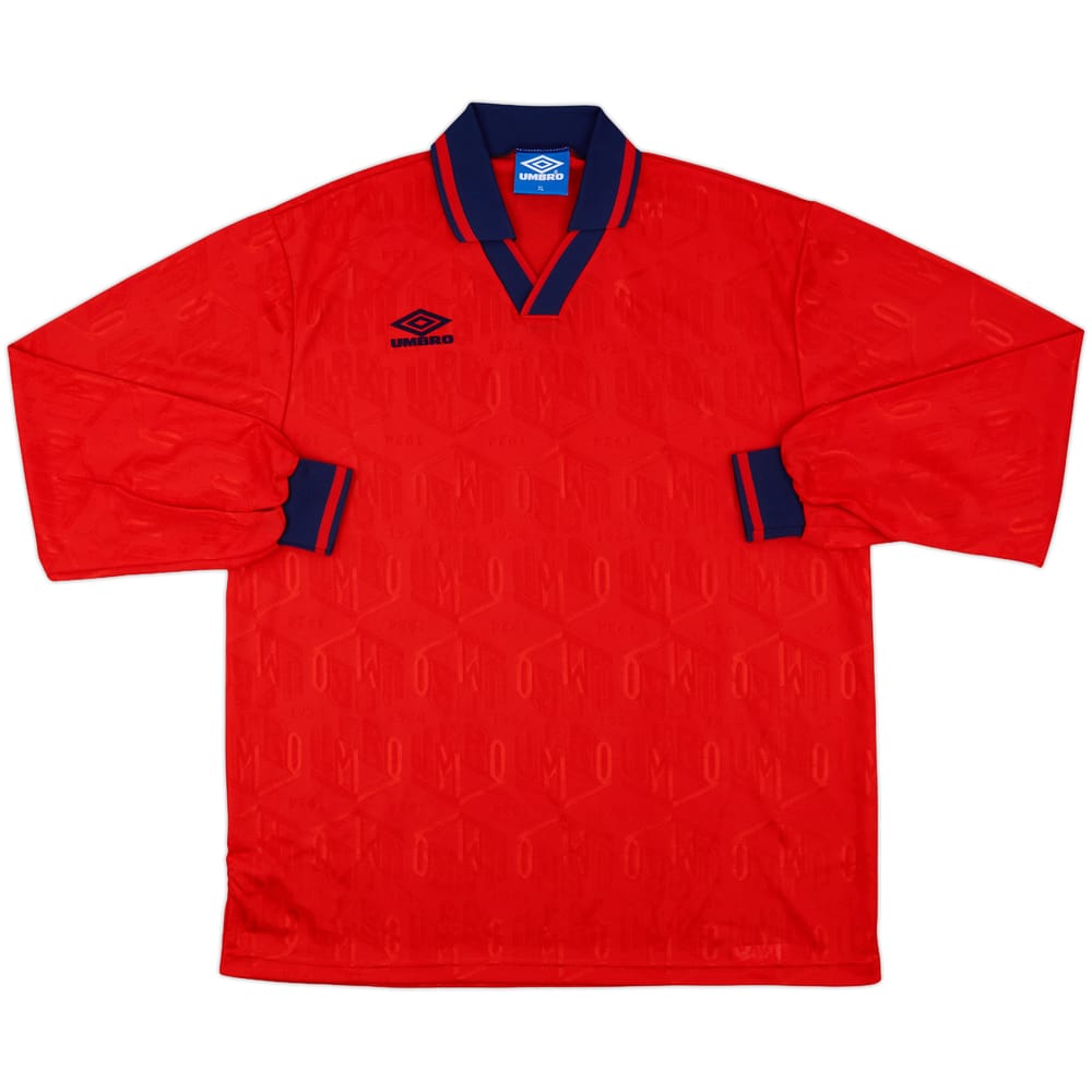 1990s Umbro Template L/S Shirt - 10/10 - (XL)