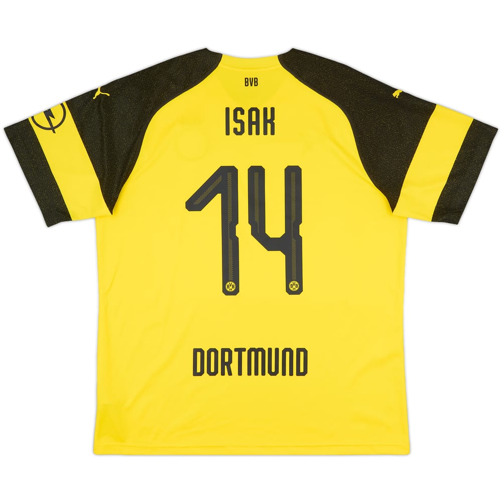 2018-19 Borussia Dortmund Home Shirt Isak #14 - 9/10 - (XXL)