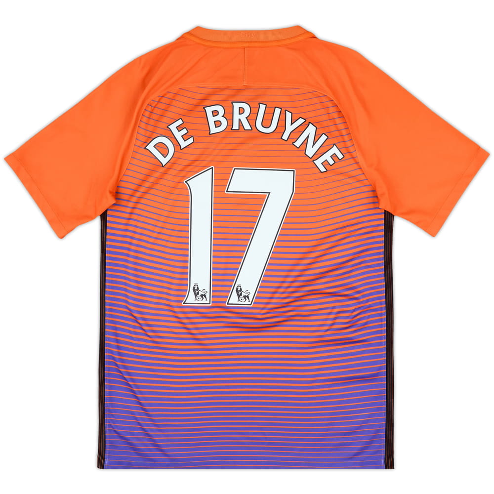 2016-17 Manchester City Third Shirt De Bruyne #17 - 10/10 - (S)