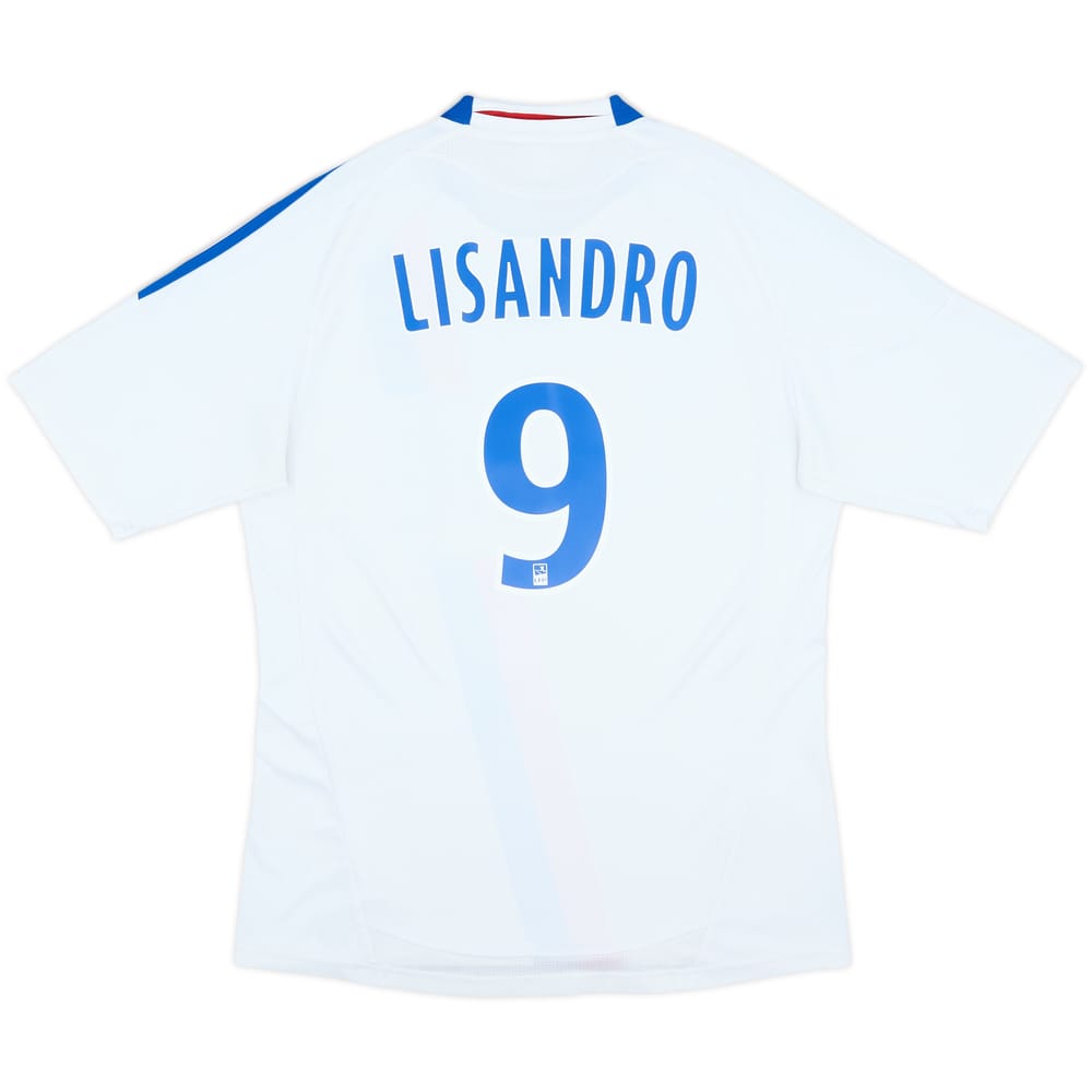 2010-11 Lyon Home Shirt Lisandro #9 - 8/10 - (L)