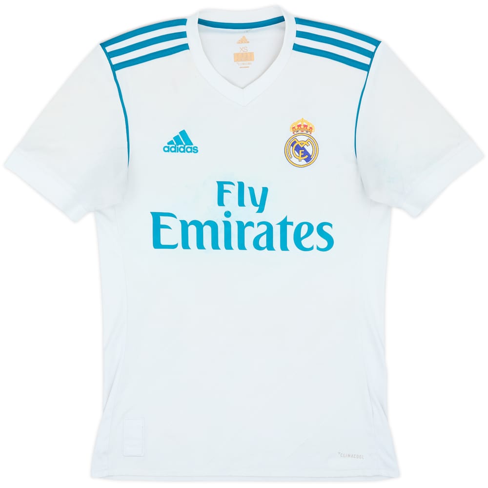 2017-18 Real Madrid Home Shirt - 4/10 - (XS)
