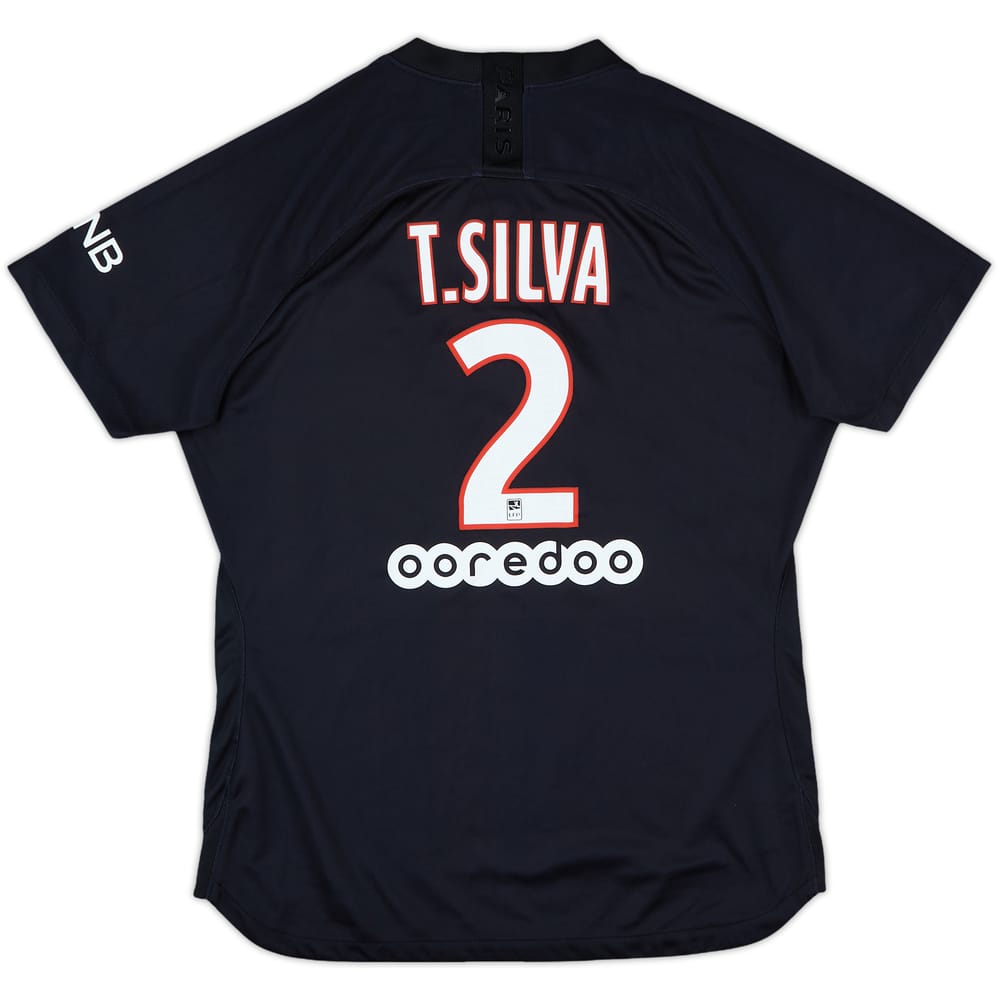 2014-15 Paris Saint-Germain Home Shirt T.Silva #2 - 10/10 - (Women's L)