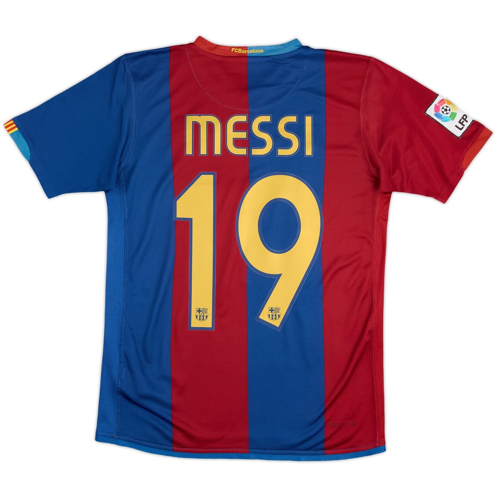 2006-07 Barcelona Home Shirt Messi #19 - 9/10 - (11-12 Years)