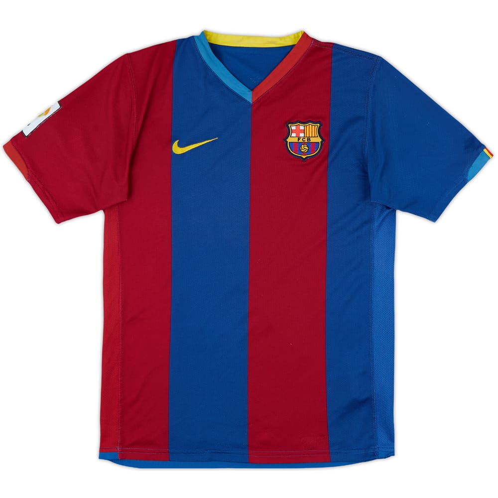 2006-07 Barcelona Home Shirt - 6/10 - (XL.Boys)