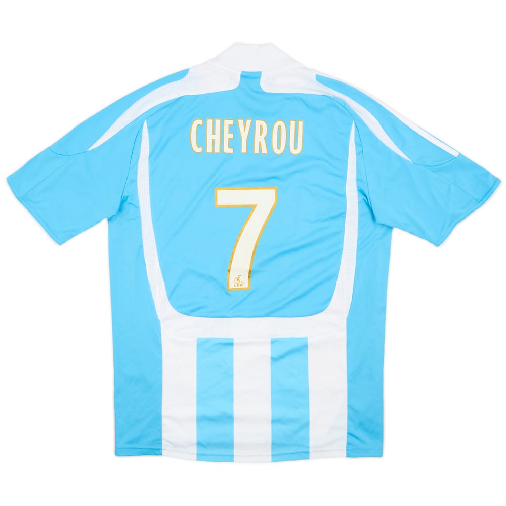 2007-08 Olympique Marseille Away Shirt Cheyrou #7 - 8/10 - (M)