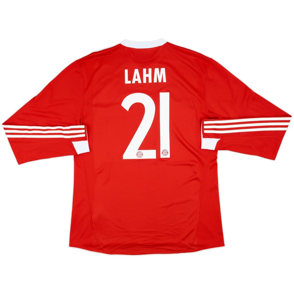 2009-10 Bayern Munich Player Issue Home L/S Shirt Lahm #21 - 10/10 - (XL)