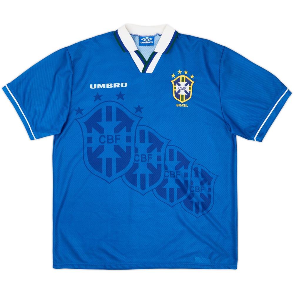 1994-97 Brazil Away Shirt #10 - 6/10 - (XL)