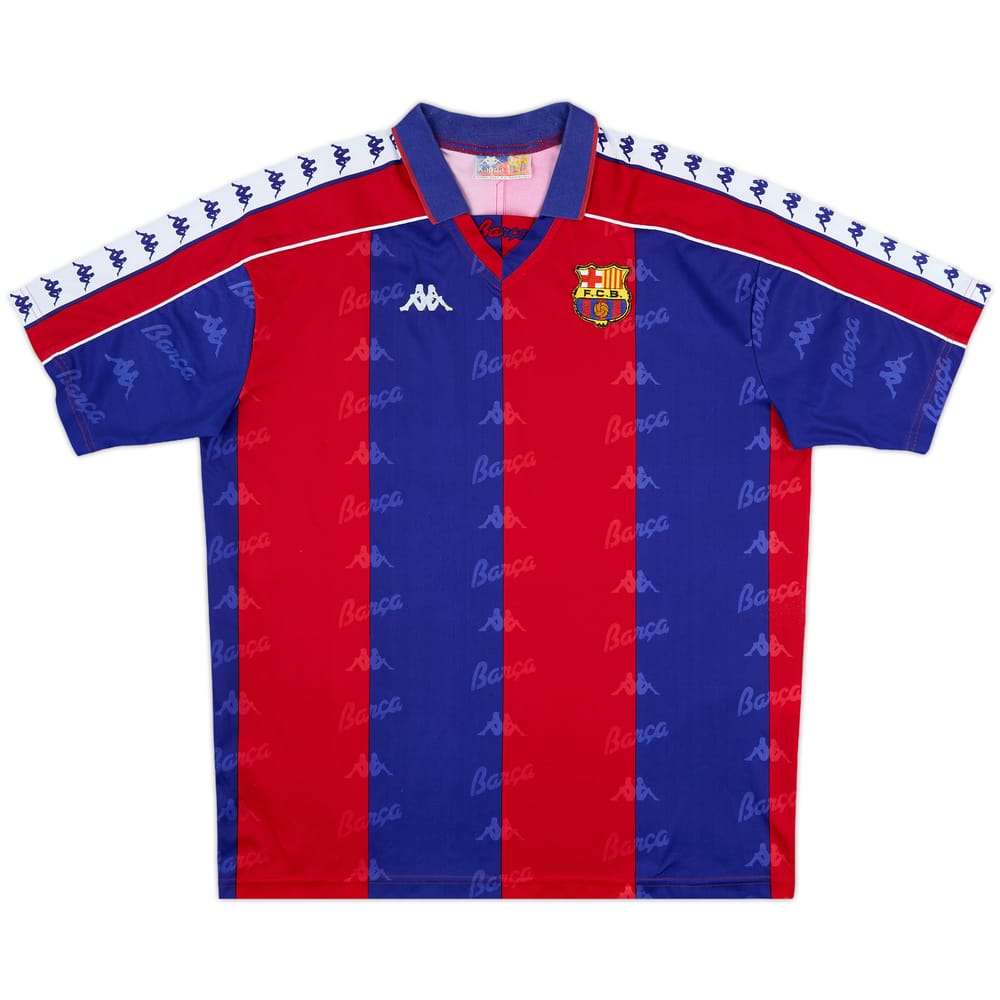 1992-95 Barcelona Home Shirt - 9/10 - (XL)