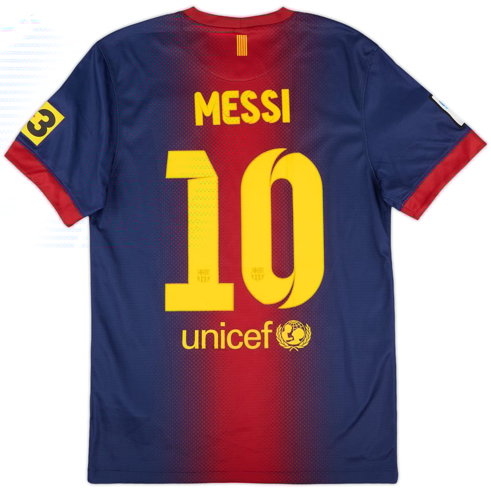 2012-13 Barcelona Home Shirt Messi #10 - 8/10 - (S)