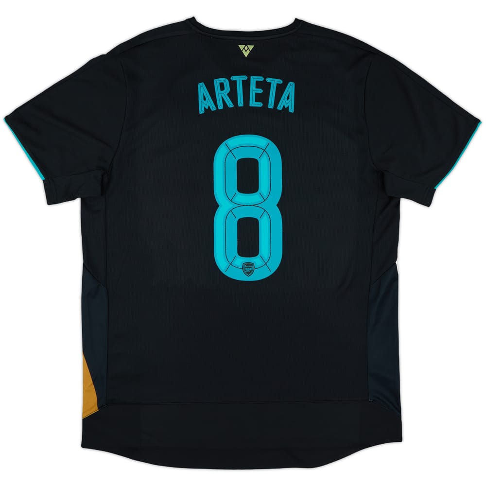 2015-16 Arsenal Third Shirt Arteta #8 - 9/10 - (XL)