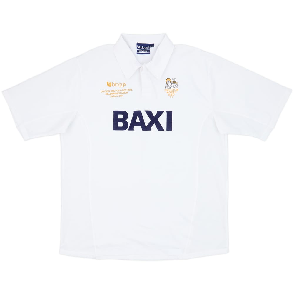 2000-01 Preston 'Play-off Final 2001' Home Shirt - 8/10 - (XXL)