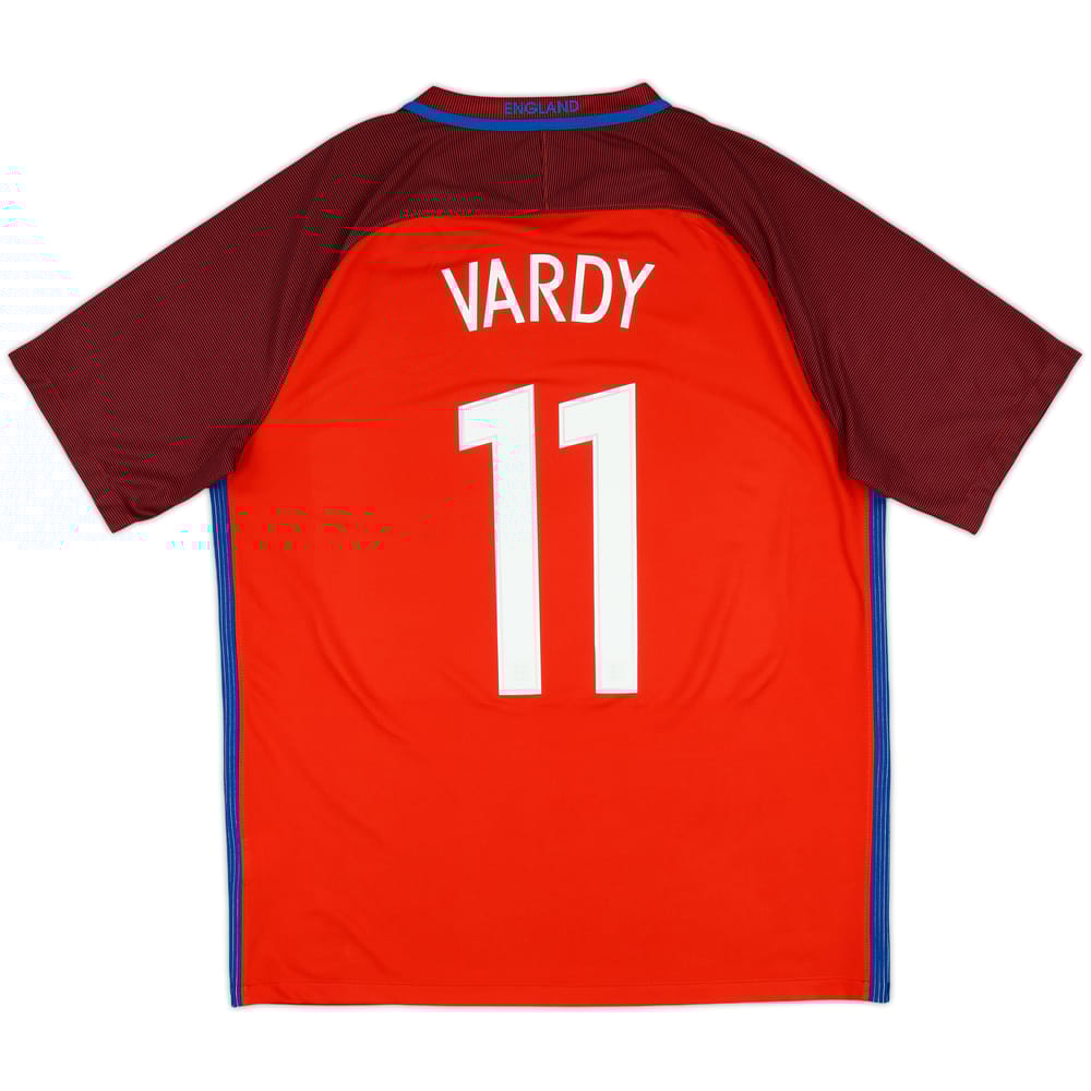 2016-17 England Away Shirt Vardy #11 - 10/10 - (L)