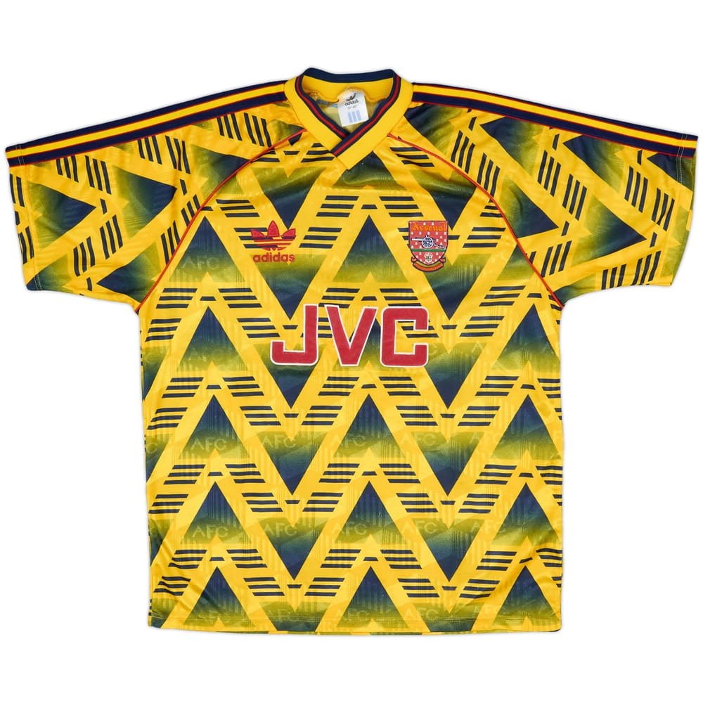 1991-93 Arsenal Away Shirt - 9/10 - (M)