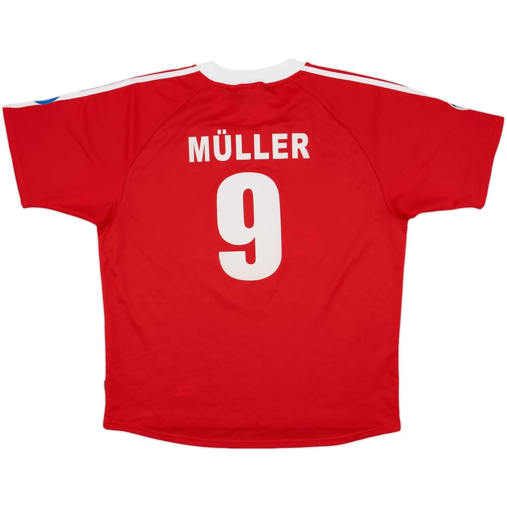 2000-01 Bayern Munich CL Home Shirt Muller #9 - 8/10 - (XL)