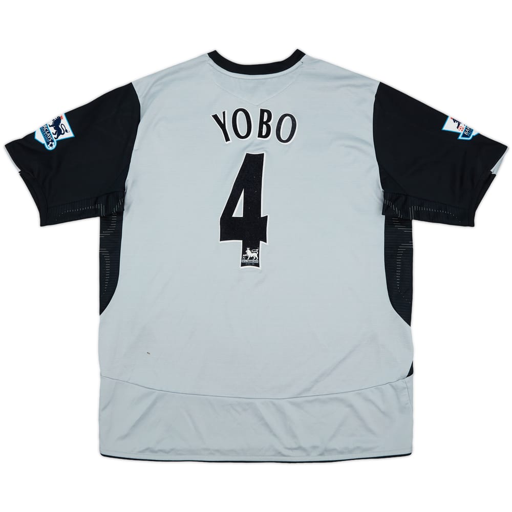 2005-06 Everton Away Shirt Yobo #4 - 7/10 - (XL)