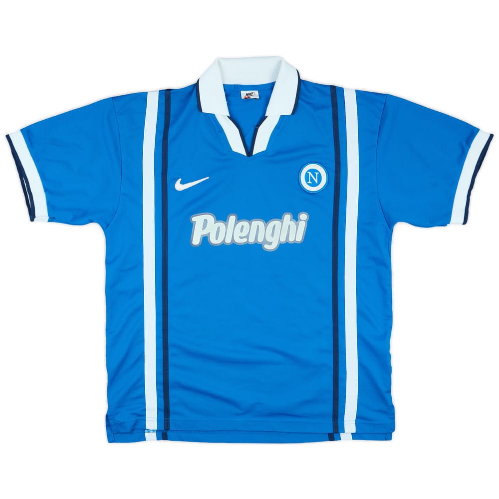 1997-98 Napoli Match Issue Home Shirt #9