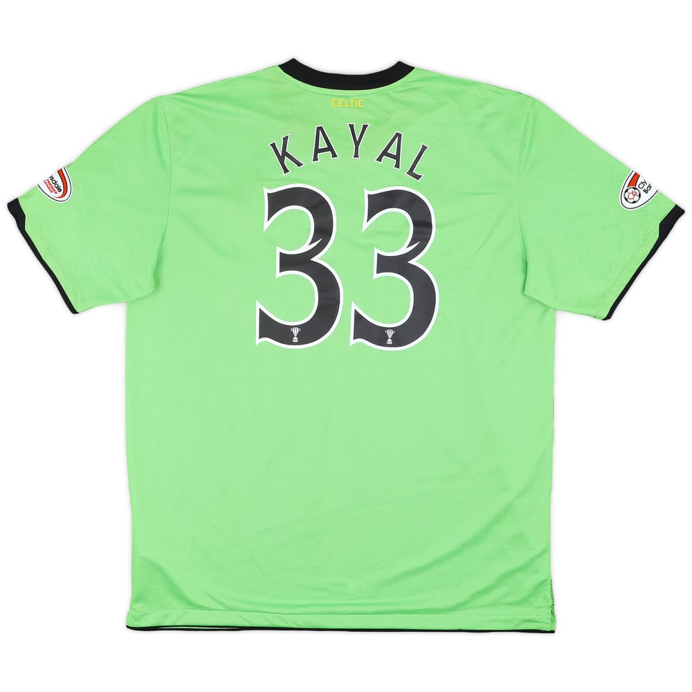 2010-11 Celtic Away Shirt Kayal #33 - 9/10 - (XL)