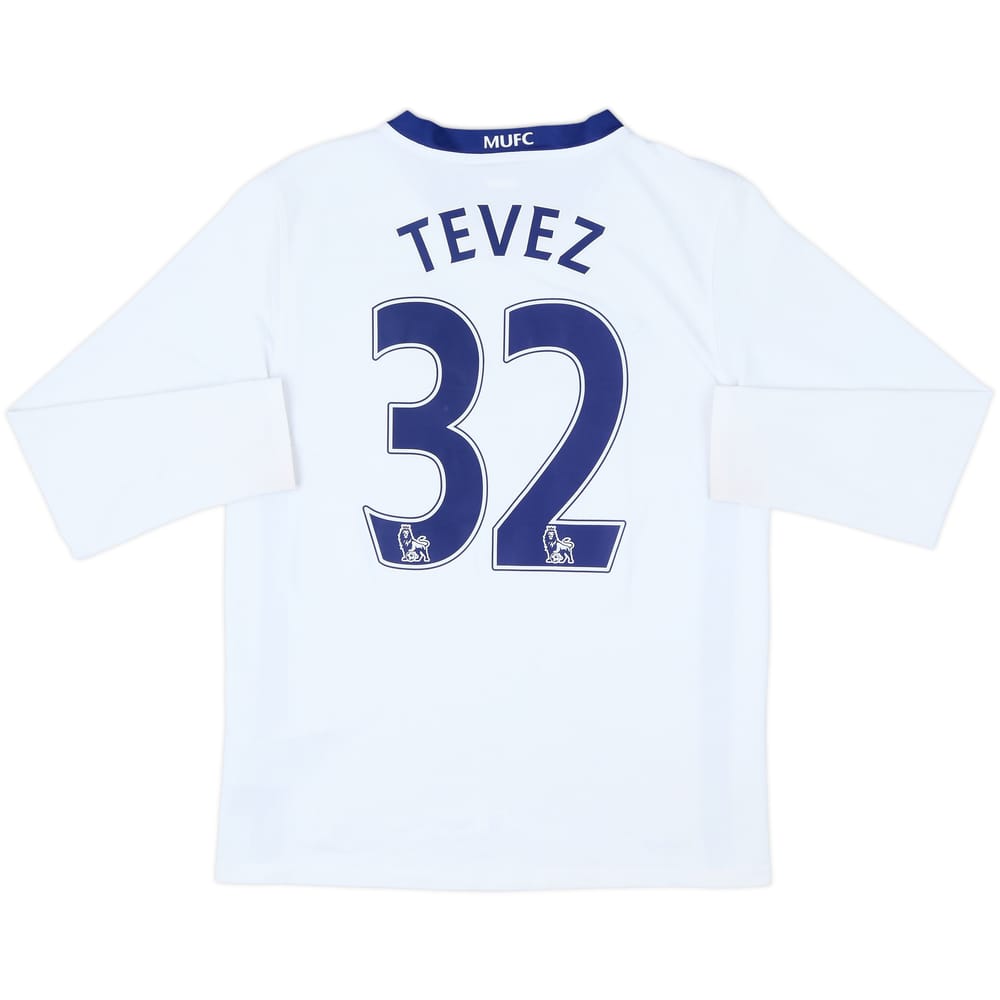 2008-10 Manchester United Away L/S Shirt Tevez #32 - 7/10 - (L.Boys)
