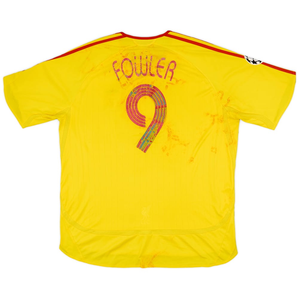 2006-07 Liverpool Away Shirt Fowler #9 - 4/10 - (XXL)