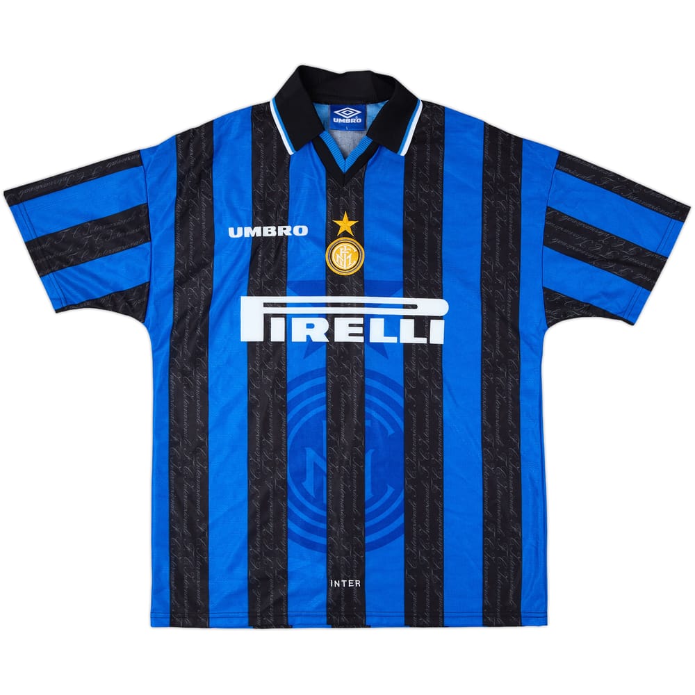 1997-98 Inter Milan Home Shirt I Vecchietti #10 - 8/10 - (L)