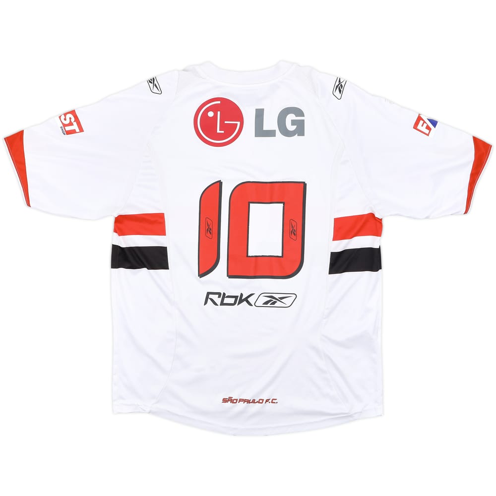 2007-08 Sao Paulo Home Shirt #10 - 6/10 - (L)
