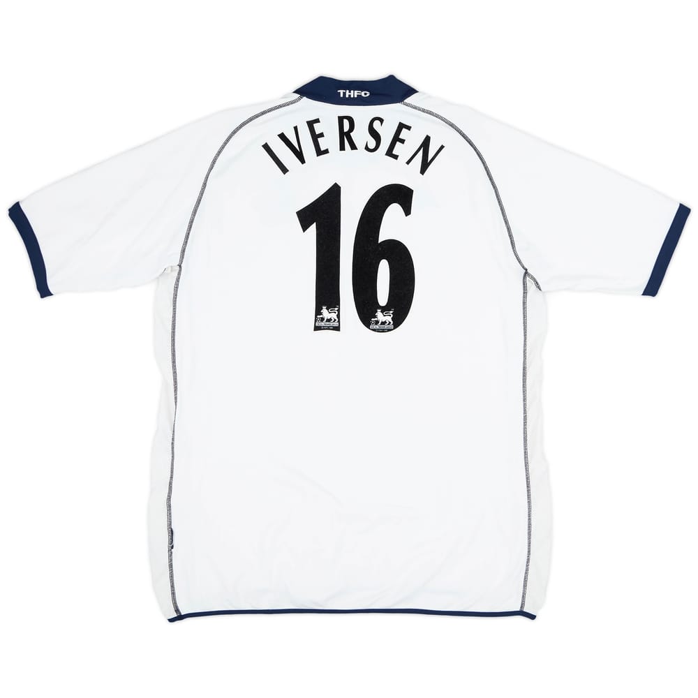 2002-04 Tottenham Home Shirt Iversen #16 - 7/10 - (XL)