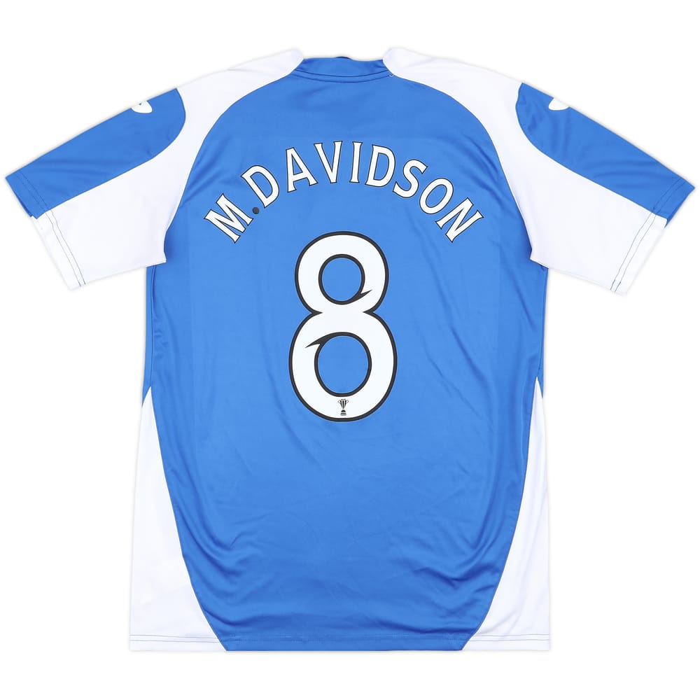 2012-13 St Johnstone Home Shirt M.Davidson #8 - 7/10 - (S)