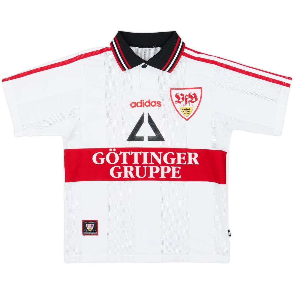 1997-98 Stuttgart Home Shirt #22 - 8/10 - (XL.Boys)