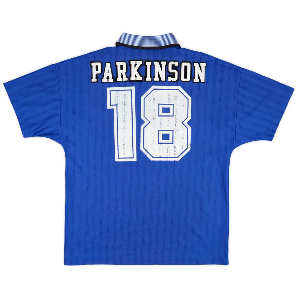 1995-97 Everton Home Shirt Parkinson #18 - 7/10 - (L)