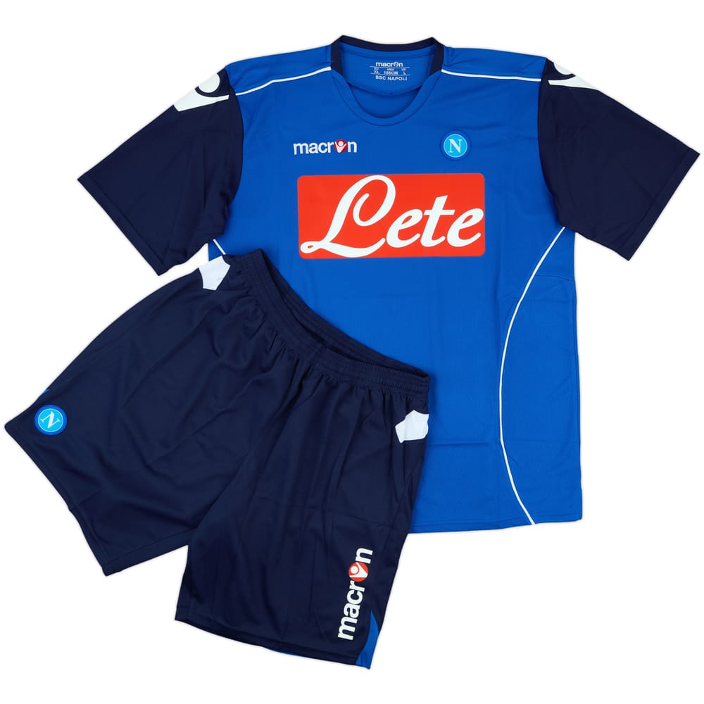 2011-12 Napoli Macron Training Shirt and Shorts (XL)