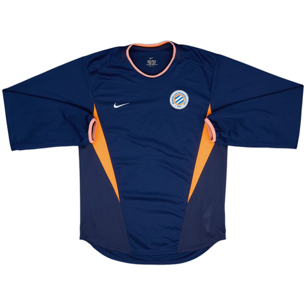 2002-04 Montpellier Home L/S Shirt - 8/10 - (M)