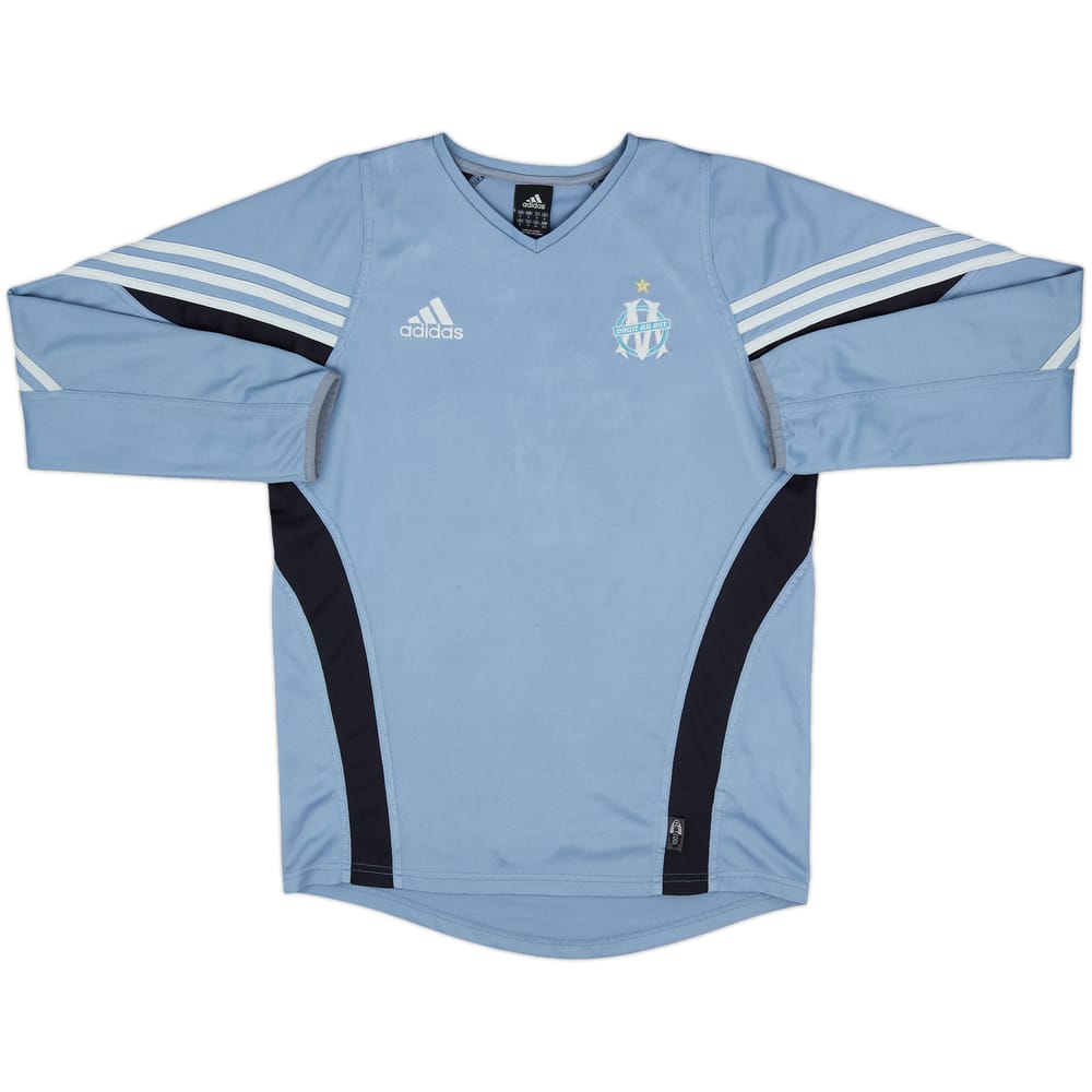 2003-04 Olympique Marseille adidas Training L/S Shirt - 7/10 - (S)